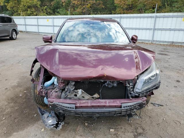 1HGCR2F82FA068980 - 2015 HONDA ACCORD EXL BURGUNDY photo 5