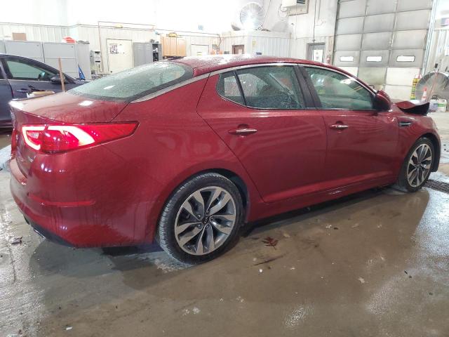 5XXGR4A77FG464854 - 2015 KIA OPTIMA SX BURGUNDY photo 3