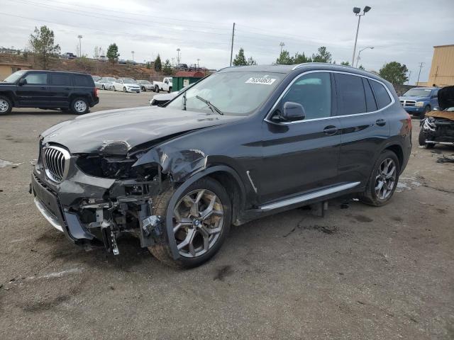 5UXTY5C01M9F11055 - 2021 BMW X3 XDRIVE30I BLACK photo 1