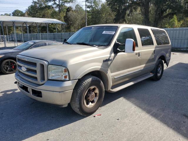 1FMNU42L35EC82598 - 2005 FORD EXCURSION LIMITED GOLD photo 1