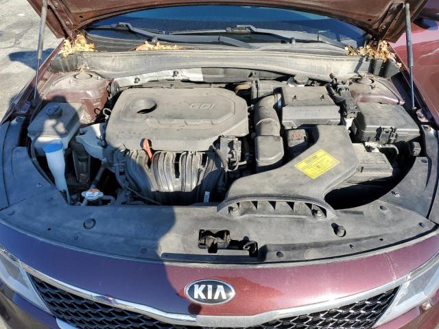 5XXGT4L30HG155676 - 2017 KIA OPTIMA LX MAROON photo 11