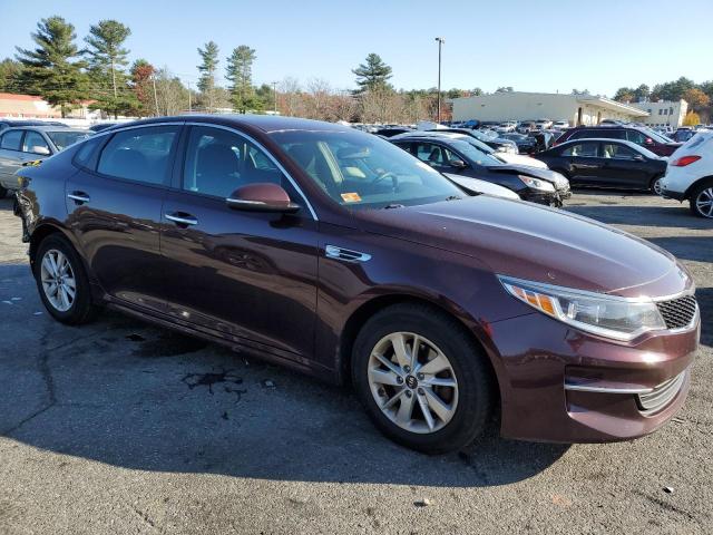 5XXGT4L30HG155676 - 2017 KIA OPTIMA LX MAROON photo 4