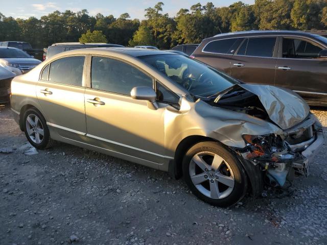 1HGFA16878L037312 - 2008 HONDA CIVIC EX BEIGE photo 4