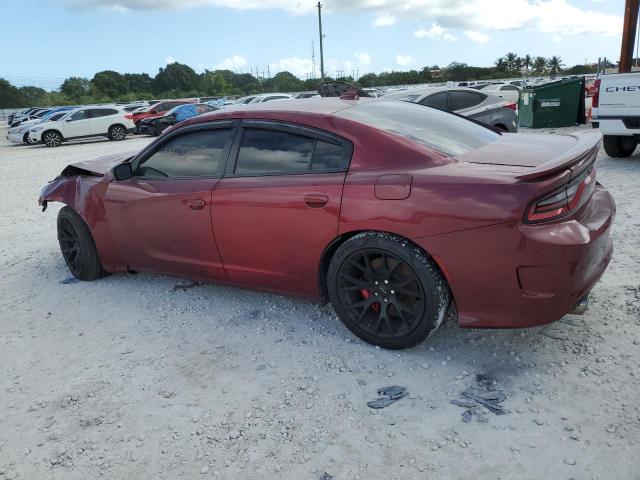 2C3CDXL98KH749457 - 2019 DODGE CHARGER SRT HELLCAT RED photo 2