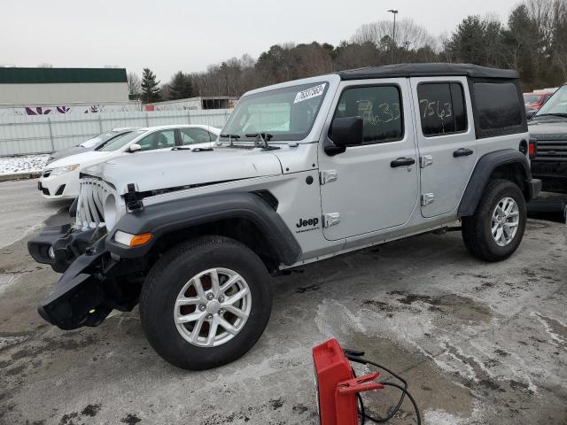 1C4HJXDNXPW634163 - 2023 JEEP WRANGLER SPORT SILVER photo 1