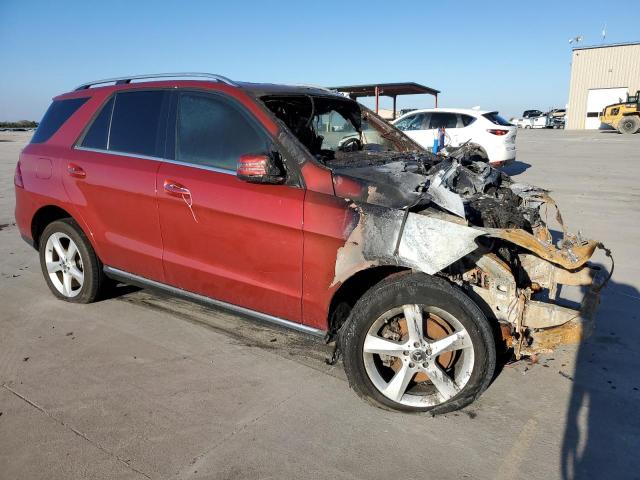 4JGDA5HB3HA967060 - 2017 MERCEDES-BENZ GLE 350 4MATIC RED photo 4