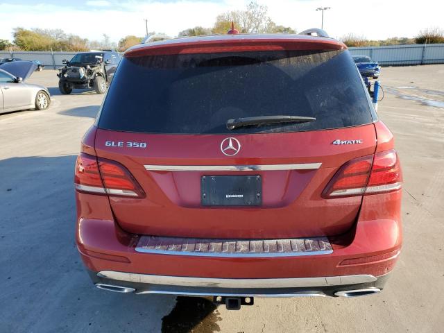 4JGDA5HB3HA967060 - 2017 MERCEDES-BENZ GLE 350 4MATIC RED photo 6