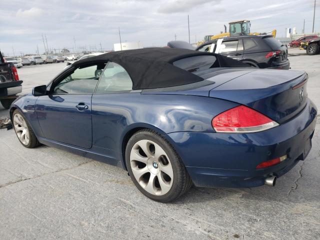 WBAEK73405B328454 - 2005 BMW 645 CI AUTOMATIC BLUE photo 2