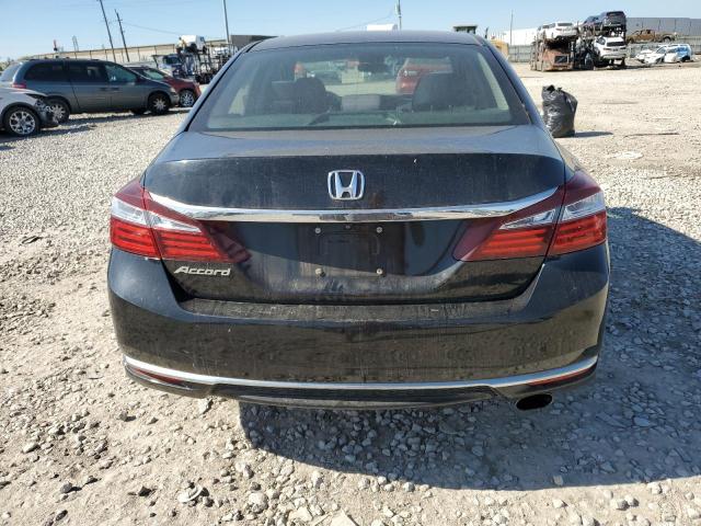 1HGCR2F38GA247952 - 2016 HONDA ACCORD LX BLACK photo 6