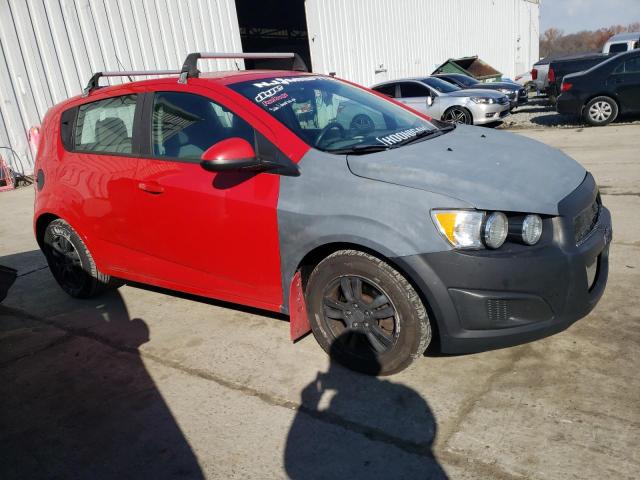1G1JB6SH6C4165710 - 2012 CHEVROLET SONIC LS 红色 照片 4
