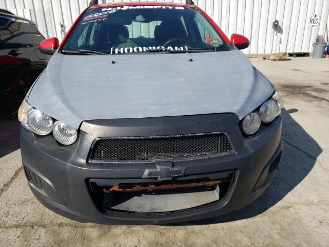 1G1JB6SH6C4165710 - 2012 CHEVROLET SONIC LS 红色 照片 5