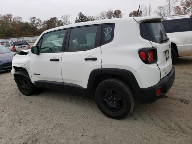 ZACNJBAB1LPK98519 - 2020 JEEP RENEGADE SPORT WHITE photo 2