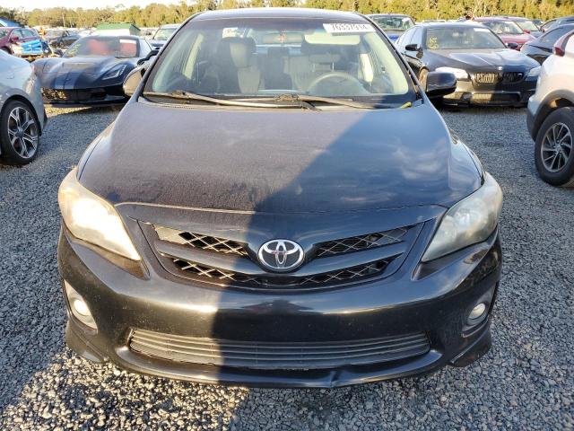 2T1BU4EE5BC593582 - 2011 TOYOTA COROLLA BASE BLACK photo 5