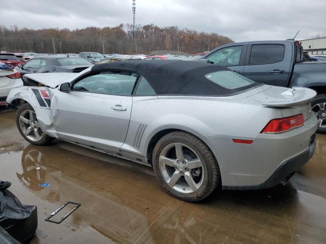 2G1FB3D30E9297111 - 2014 CHEVROLET CAMARO LT SILVER photo 2