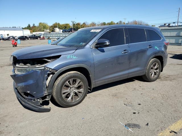 5TDJKRFH4FS172733 - 2015 TOYOTA HIGHLANDER XLE Mavi foto 1