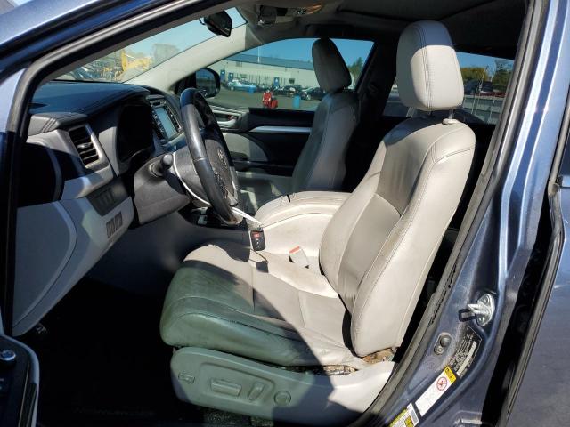 5TDJKRFH4FS172733 - 2015 TOYOTA HIGHLANDER XLE Mavi foto 7