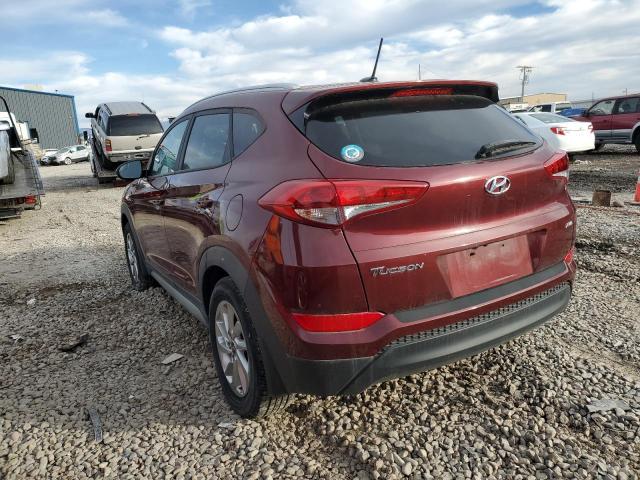 KM8J3CA42HU334349 - 2017 HYUNDAI TUCSON LIMITED BURGUNDY photo 2