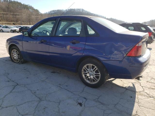 1FAFP34N66W124878 - 2006 FORD FOCUS ZX4 BLUE photo 2