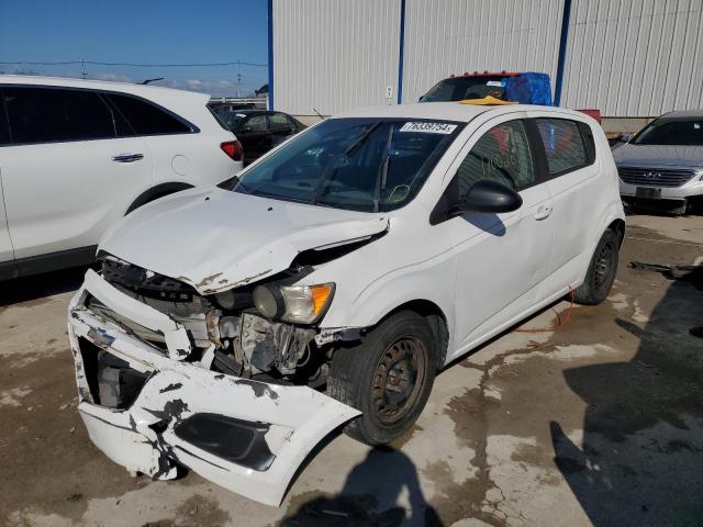 1G1JA6SH0E4134989 - 2014 CHEVROLET SONIC LS WHITE photo 1
