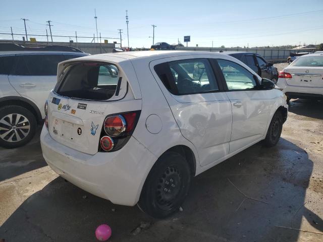 1G1JA6SH0E4134989 - 2014 CHEVROLET SONIC LS WHITE photo 3