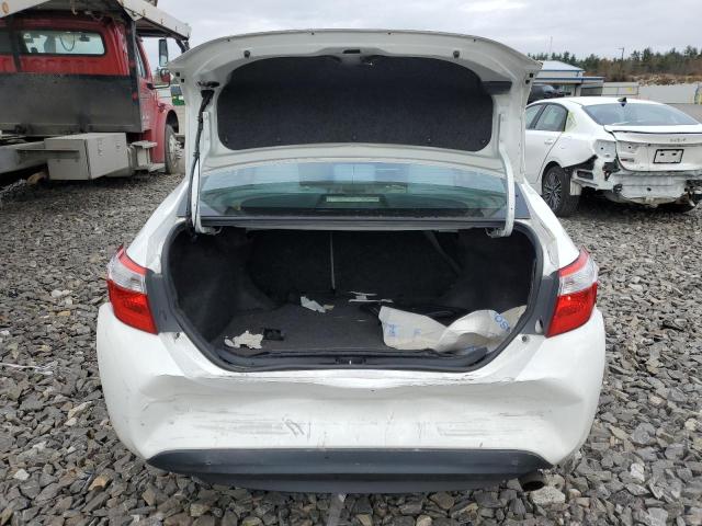 2T1BURHE0FC396415 - 2015 TOYOTA COROLLA L WHITE photo 6