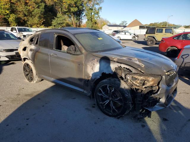 5YMUJ0C07LLA99617 - 2020 BMW X4 M COMPETITION SILVER photo 4