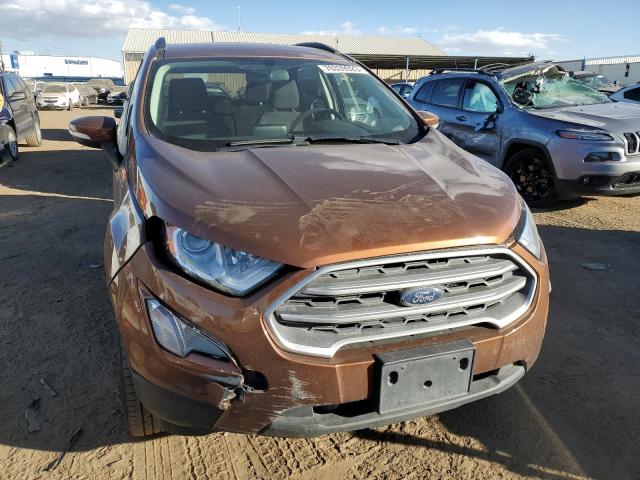 MAJ6S3GL6KC283338 - 2019 FORD ECOSPORT SE BROWN photo 5