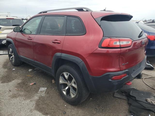 1C4PJMBS7EW171897 - 2014 JEEP CHEROKEE TRAILHAWK RED photo 2
