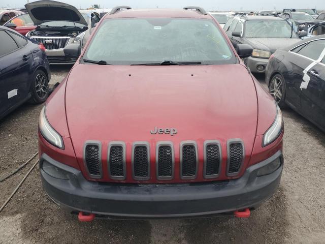 1C4PJMBS7EW171897 - 2014 JEEP CHEROKEE TRAILHAWK RED photo 5