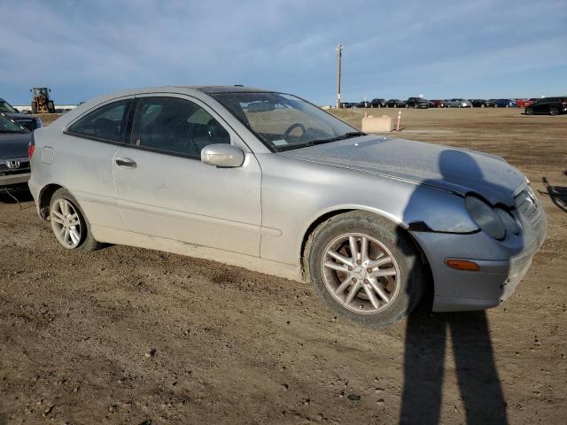 WDBRN40J64A571760 - 2004 MERCEDES-BENZ C 230K SPORT COUPE SILVER photo 4