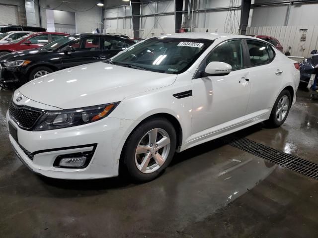 KNAGM4A73E5485988 - 2014 KIA OPTIMA LX WHITE photo 1