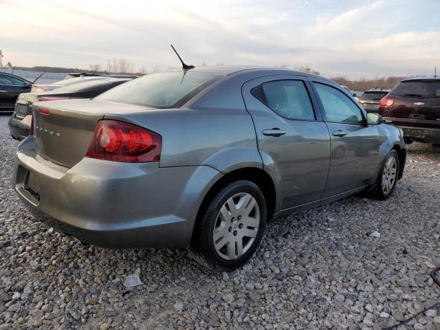 1C3CDZAB8DN571934 - 2013 DODGE AVENGER SE GRAY photo 3