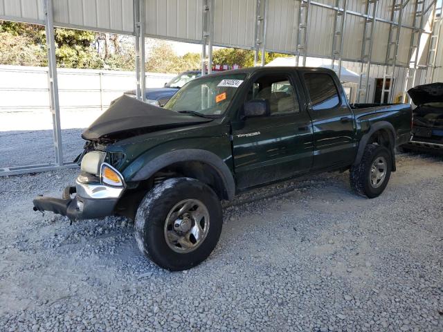 5TEGN92N51Z814918 - 2001 TOYOTA TACOMA DOUBLE CAB PRERUNNER GREEN photo 1
