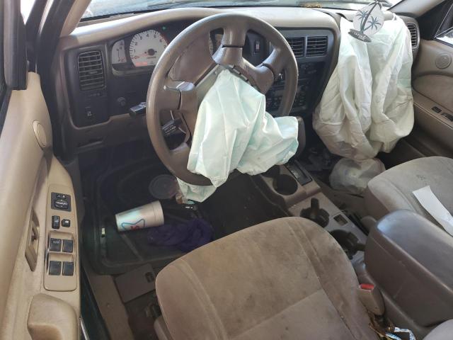 5TEGN92N51Z814918 - 2001 TOYOTA TACOMA DOUBLE CAB PRERUNNER GREEN photo 8