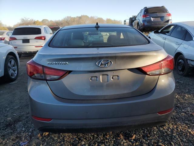 KMHDH4AE8EU107059 - 2014 HYUNDAI ELANTRA SE GRAY photo 6