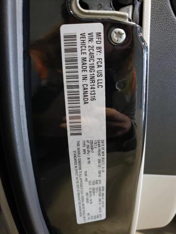 2C4RC1BG1NR141316 - 2022 CHRYSLER PACIFICA TOURING L 黑色 照片 13