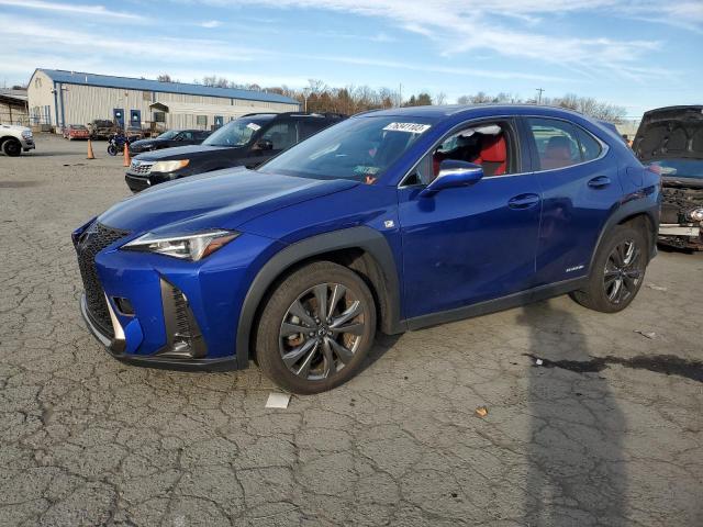 JTHU9JBH7K2012491 - 2019 LEXUS UX 250H BLUE photo 1