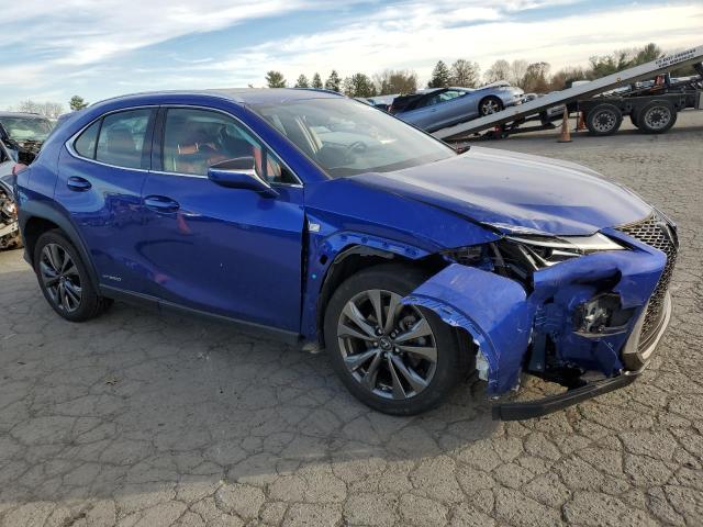 JTHU9JBH7K2012491 - 2019 LEXUS UX 250H BLUE photo 4