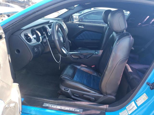 1ZVBP8AM6D5283403 - 2013 FORD MUSTANG BLUE photo 7
