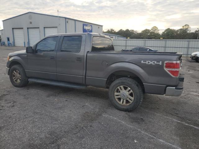 1FTRW14879KA47622 - 2009 FORD F150 SUPERCREW GRAY photo 2