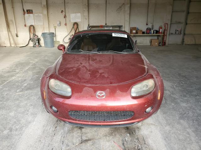 JM1NC25F460101394 - 2006 MAZDA MX-5 MIATA BURGUNDY photo 5