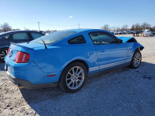 1ZVBP8AN6A5132131 - 2010 FORD MUSTANG BLUE photo 3