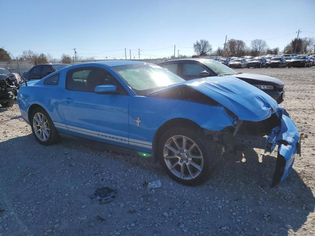 1ZVBP8AN6A5132131 - 2010 FORD MUSTANG BLUE photo 4