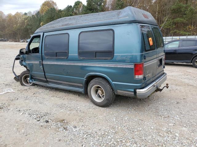 1FDEE1463VHC09958 - 1997 FORD ECONOLINE E150 VAN GREEN photo 2