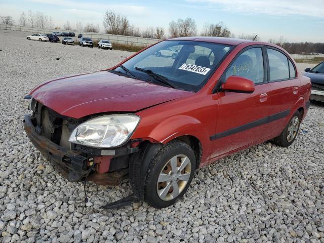 KNADE223396457219 - 2009 KIA RIO BASE RED photo 1