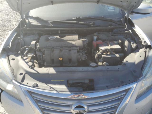 3N1AB7AP7DL610749 - 2013 NISSAN SENTRA S SILVER photo 11