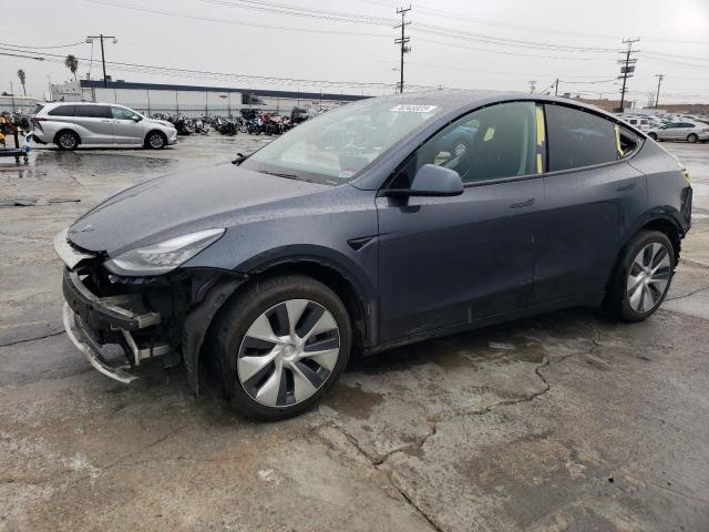 5YJYGDEE4MF074586 - 2021 TESLA MODEL Y GRAY photo 1