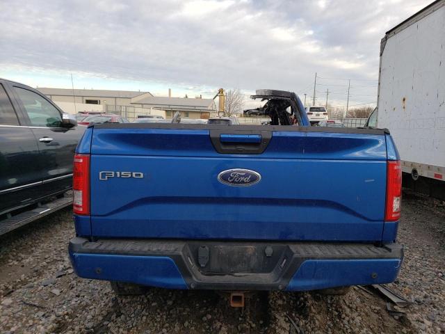 1FTEW1EG3GFB53026 - 2016 FORD F150 SUPERCREW BLUE photo 6