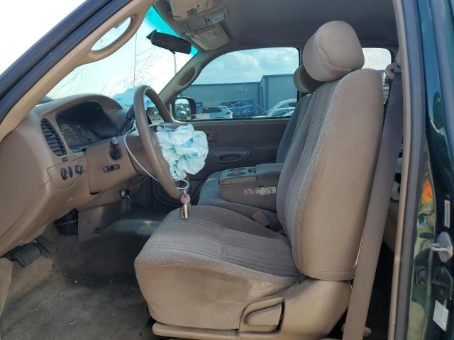 5TBRT34142S332440 - 2002 TOYOTA TUNDRA ACCESS CAB მწვანე ფოტო 7