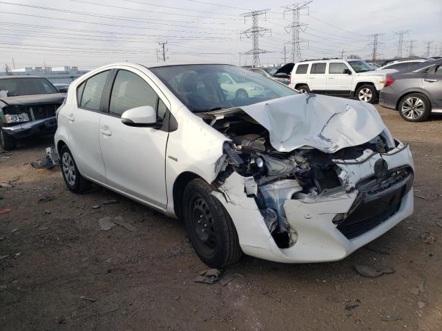 JTDKDTB36F1586602 - 2015 TOYOTA PRIUS C WHITE photo 4